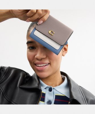 ミラ スモール フラップ ウォレット・カラーブロック | COACH/コーチ